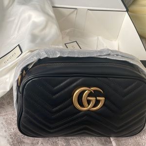 GG Marmont small matelassé shoulder bag